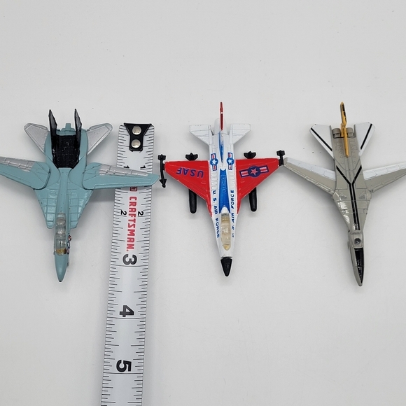 VTG Lot of 3 Jet Toy, General Dynamics F-16 Tomcat F-14 / A 152 EF-111 DieCast - Picture 9 of 10